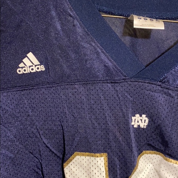 Norte Dame Navy blue #10 jersey - Picture 3 of 6